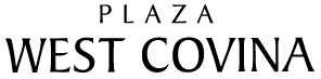 Plaza West Covina shopping center name written out in text